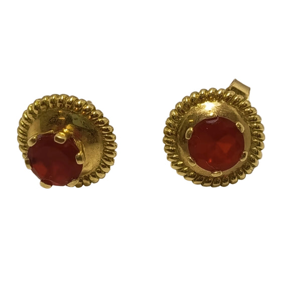 Boucles d'oreilles en or 18k avec pierres