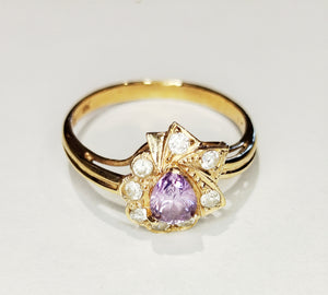 Bague en Or Jaune 18K Taille-55
