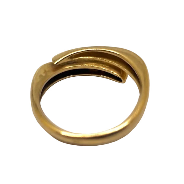 Bague en Or Jaune 18K - Taille 54 - 4.25G