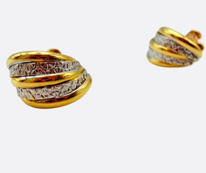 Boucles d'oreilles en Or Jaune 18K - 1.38g