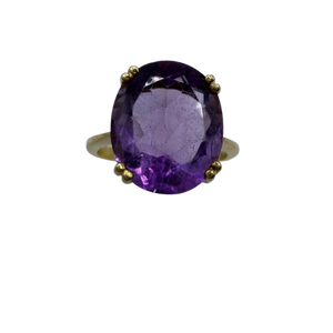 Bague en Or Jaune et Oxyde de Zirconium Poids-3.69 Grs Taille-52