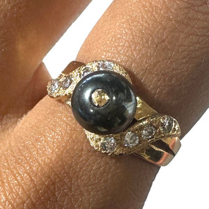 Bague Empierrée Or Jaune 18K