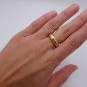 Bague c en or jaune 750 18 Carats Taille-54