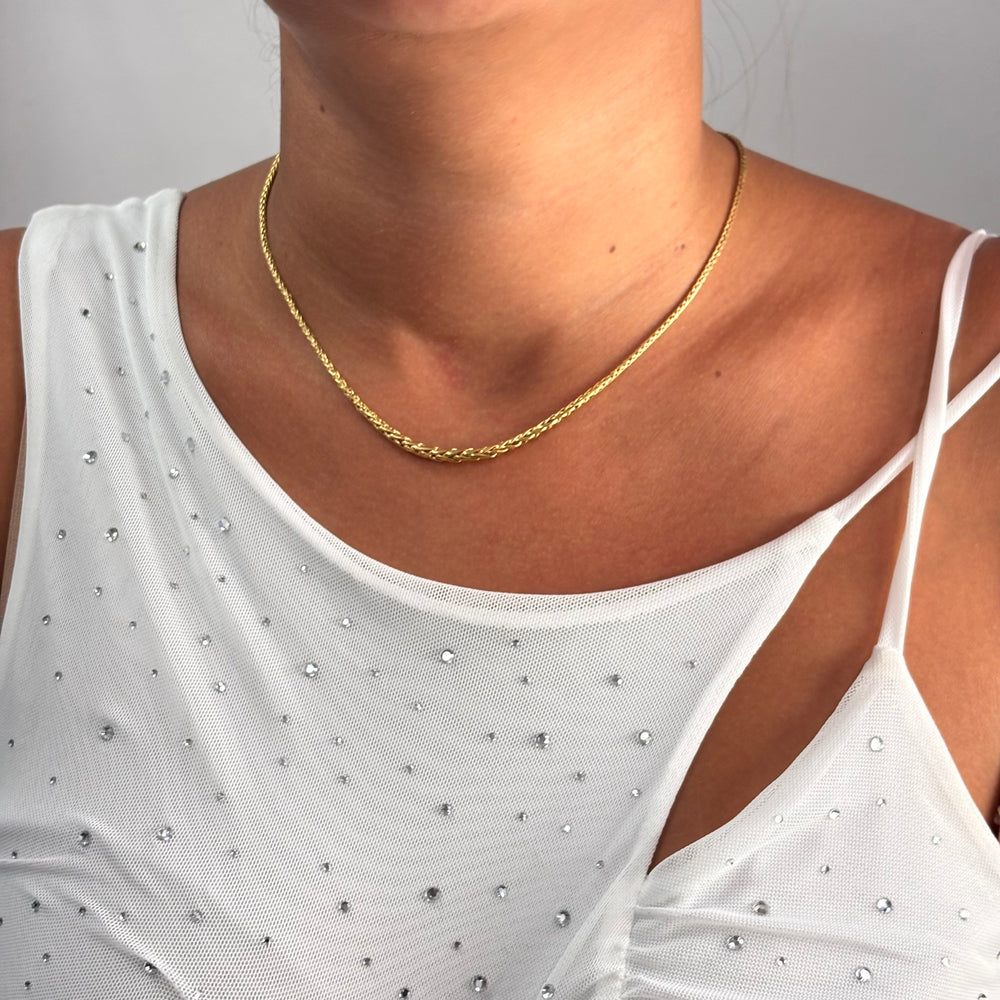 Collier  Or Jaune 18 Carats Poids - 4.43 Grs