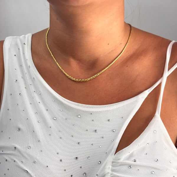 Collier  Or Jaune 18 Carats Poids - 4.43 Grs