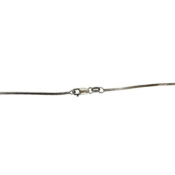 Collier Ras du Cou en Or Blanc 18K - 4.62G