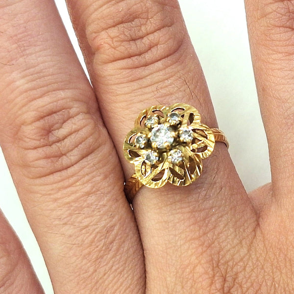 Bague Chou en Or Jaune 18K Taille-52