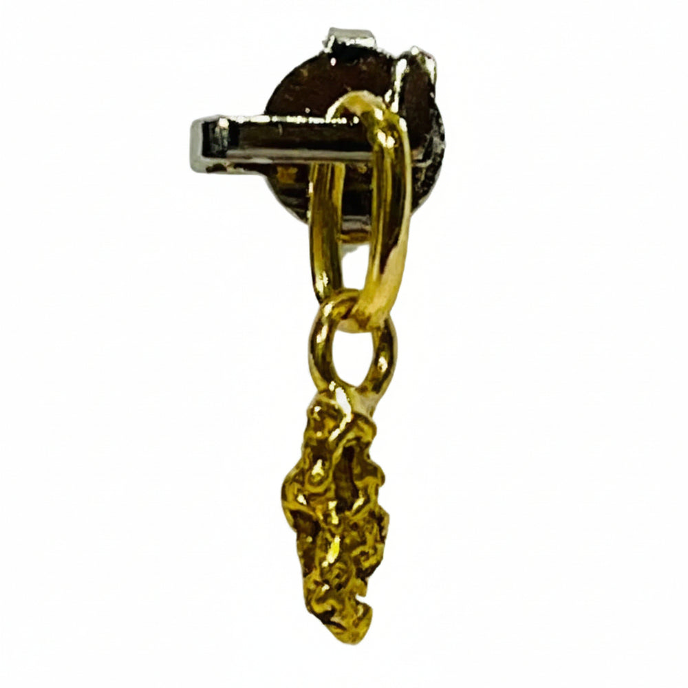 Pendentif Pépite en Or 24K et 18K - 0.43gr