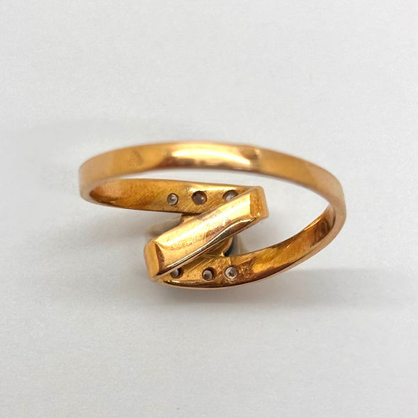 Bague en or jaune 18k -  2.94 G