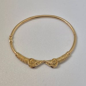 Bracelet Jonc Or Jaune 18K 15.80 Grs