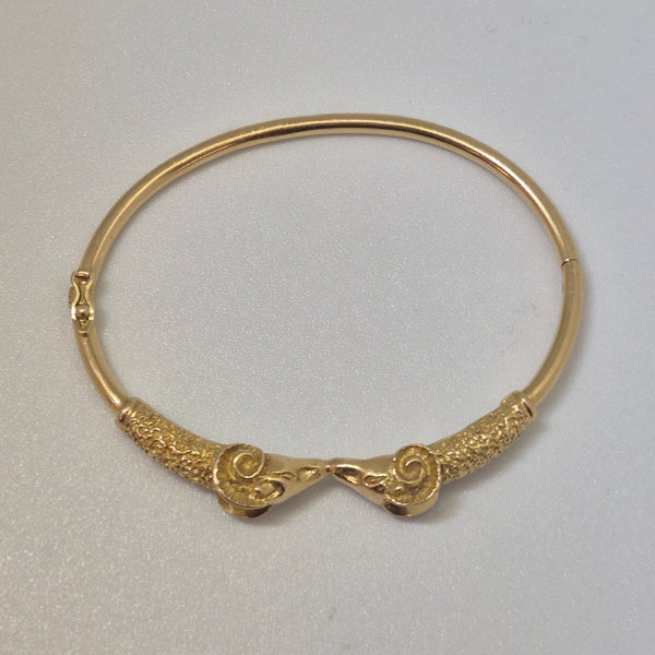 Bracelet Jonc Or Jaune 18K 15.80 Grs