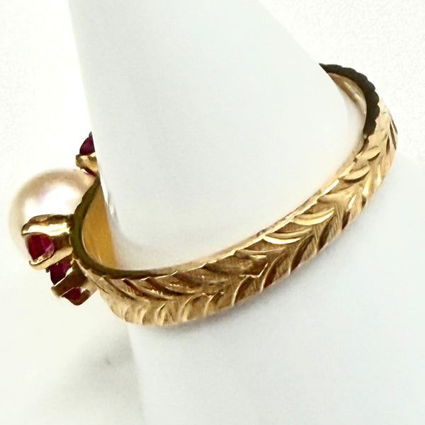 Bague en Or Jaune 18K 2.68 Grs - Taille 51