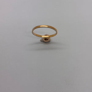 Bague Ancienne Or Jaune 18 Carats Grs Taille-54