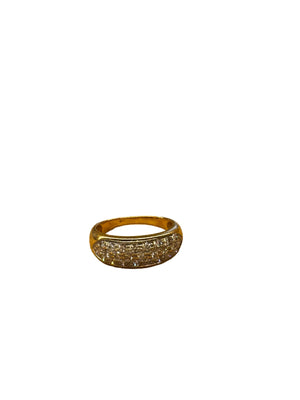 Bague en Or Jaune 18 K - 3.40 Grs - Taille 54