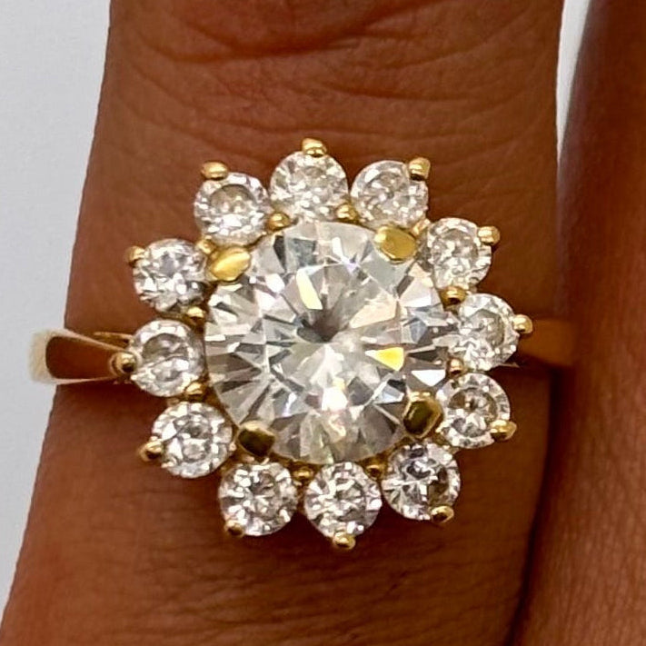Bague Or jaune 18k - Taille 53