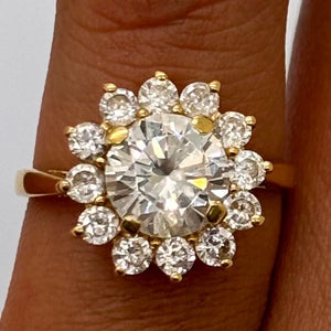 Bague Or jaune 18k - Taille 53