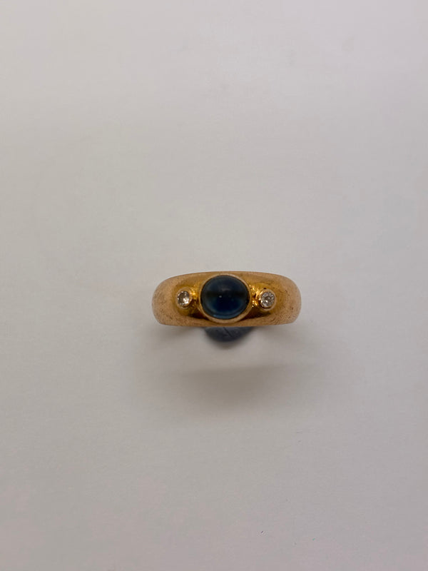 Chevalière en Or Jaune 18K Taille-51.5