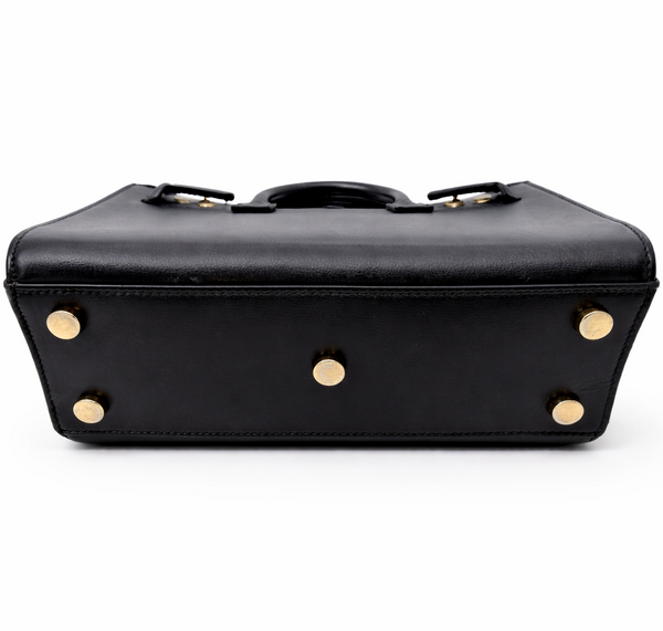 Yves saint Laurent Modèle Jour Sac à Main en Cuir Noir