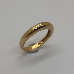 Bague en Or jaune 18K - Taille 62