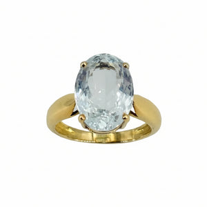 Bague en Or Jaune 18K - T53 - 4.79 Grs
