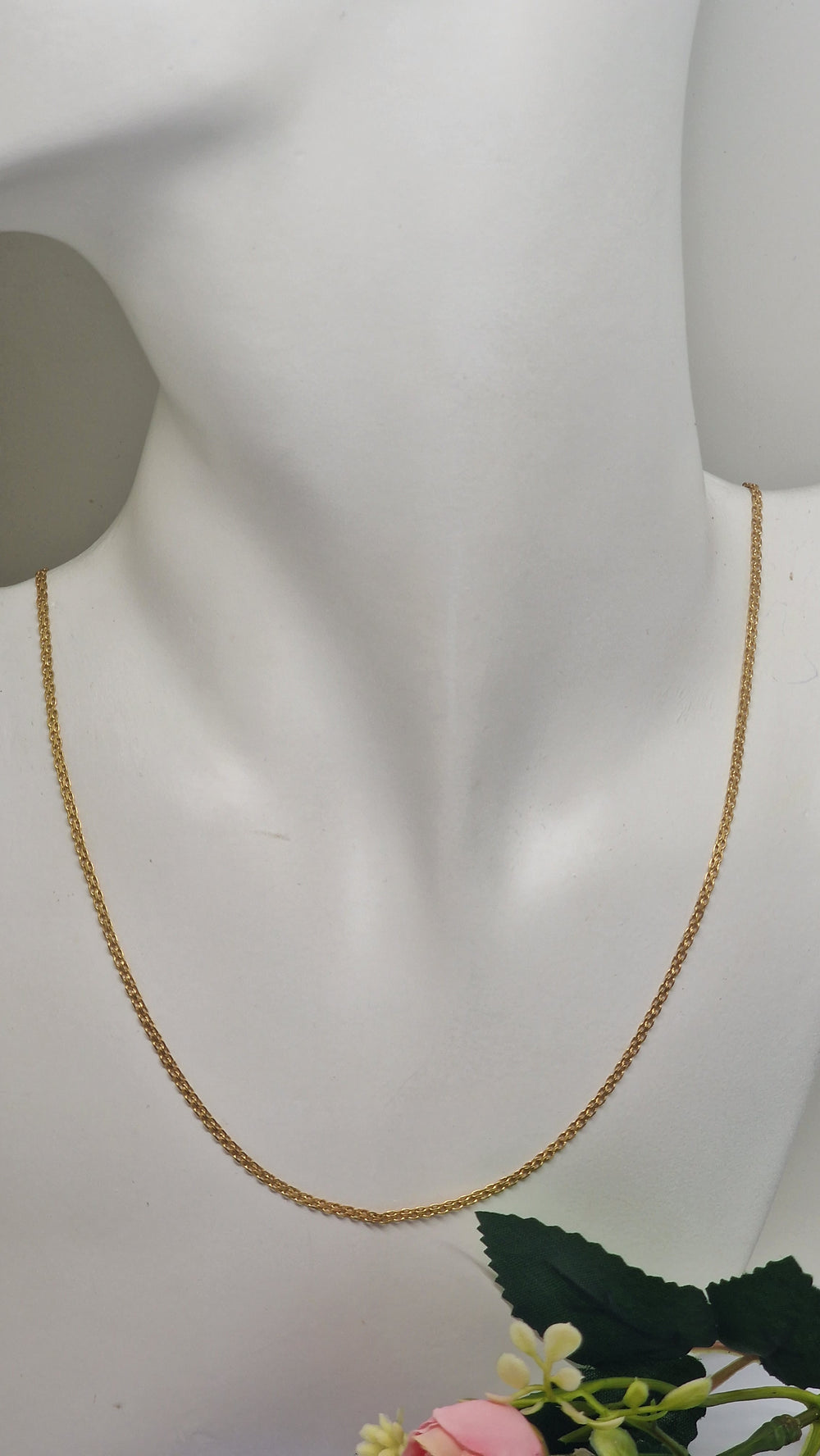 Collier Princesse en Or jaune 18K 3.50 Grs