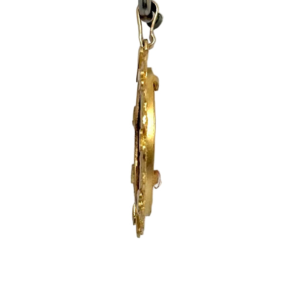 Pendentif Porte Pièce en Or Jaune 18k - 9.89 G