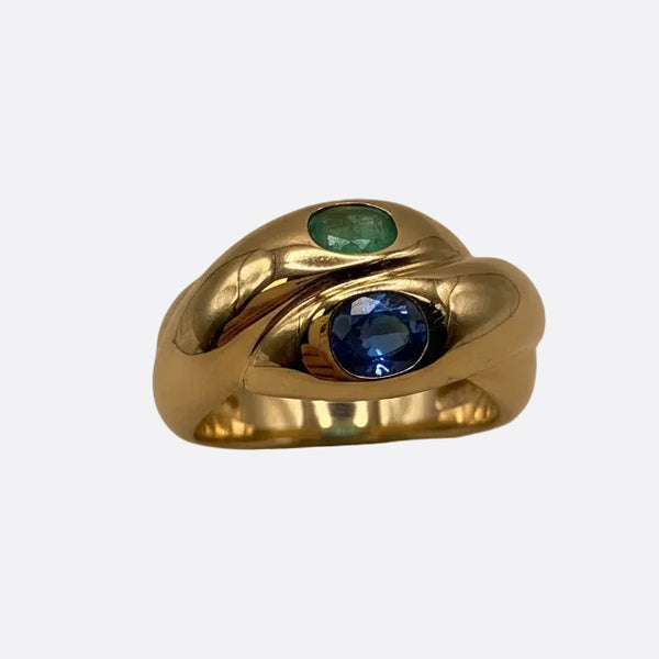 Bague jonc en or jaune 18k - 4.95 G