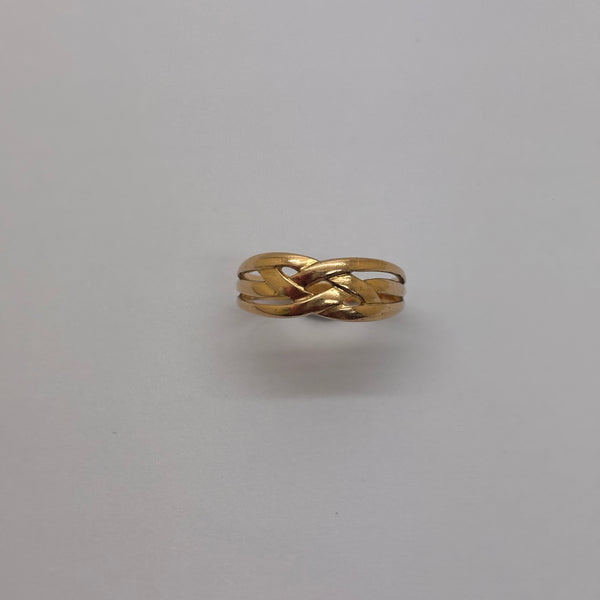 Bague Alliance Or Jaune 18 Carats  Taille -53