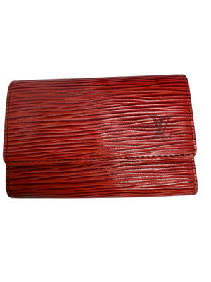 Sac Louis Vuitton Noé en cuir rouge, très bon état