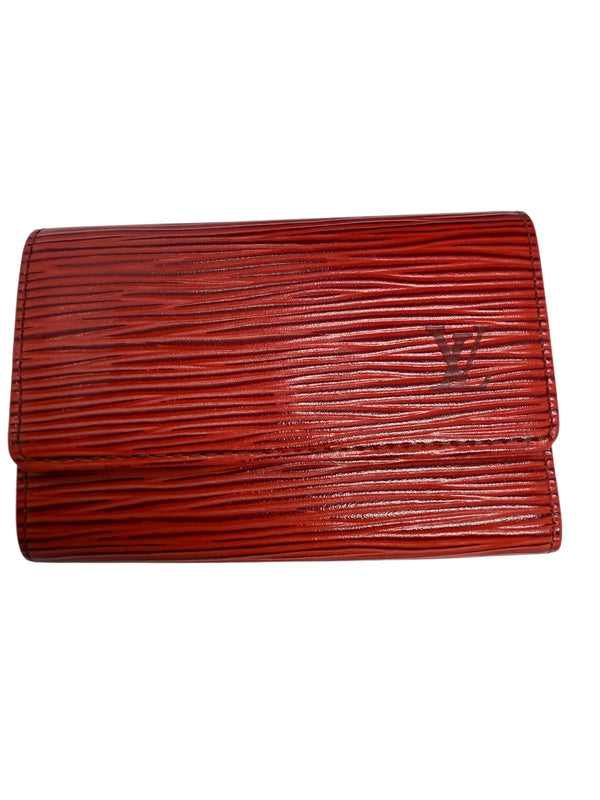 Sac Louis Vuitton Noé en cuir rouge, très bon état