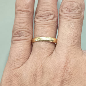 Bagues Alliance Or Jaune 18k T.62 Trace usure