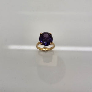 Solitaire Or Jaune 18 K - Taille 50