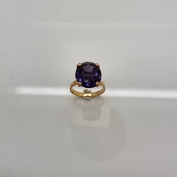 Solitaire Or Jaune 18 K - Taille 50