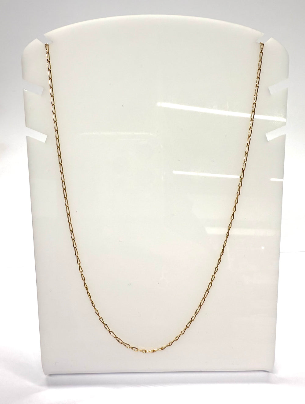 Collier maille cheval Or jaune 18k Lg60cm