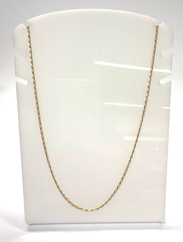 Collier maille cheval Or jaune 18k Lg60cm