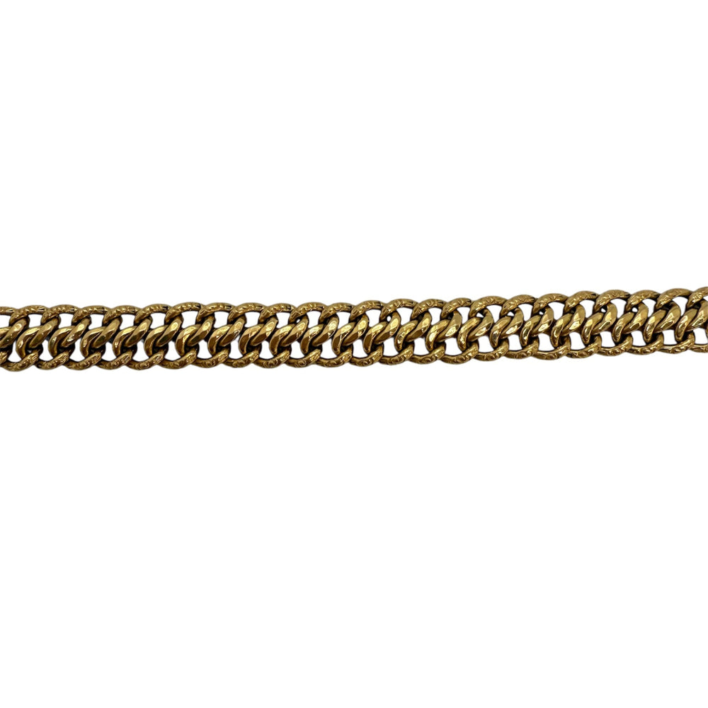 Bracelet Maille Américaine en Or Jaune 18K 12.20 Grs