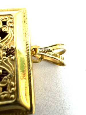 Médaillon en or jaune 18 carats