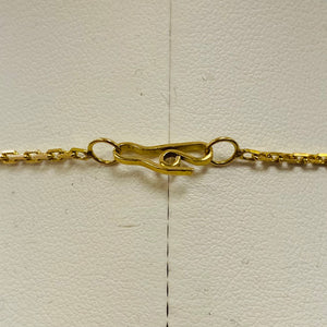 Collier Matinée en Or Jaune 18K Forçat 60cm