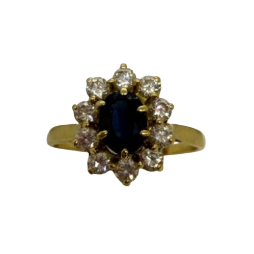 Bagues en Or Jaune 18K 2.90Gr - Taille: 54