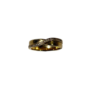 Bague en Or Jaune 18k - 4.25 Grs - Taille 51