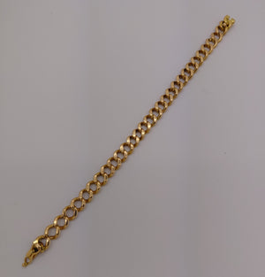 Bracelet Gourmette en Or Jaune 18K 23.11 Grs