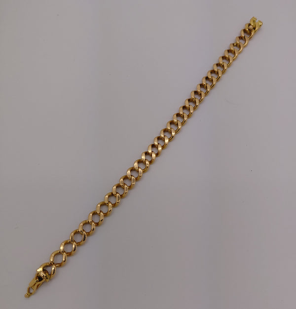 Bracelet Gourmette en Or Jaune 18K 23.11 Grs