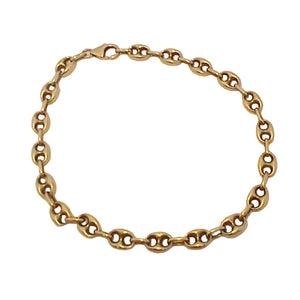 Bracelet Or Jaune Maillon Grains de Café 18 K - 9.91 G