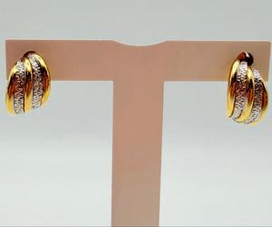 Boucles d'oreilles en Or Jaune 18K - 1.38g