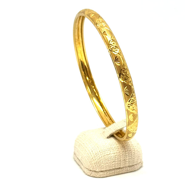 Bracelet Jonc Or Jaune 22K