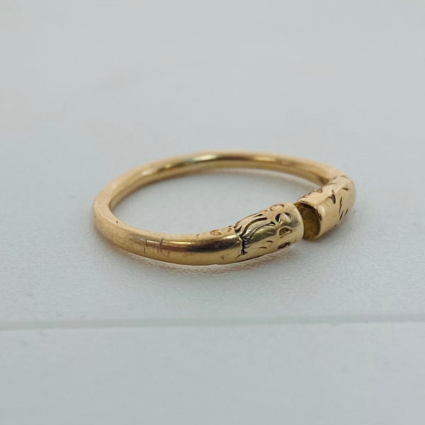 Bague jonc en or jaune 18 K – T 50