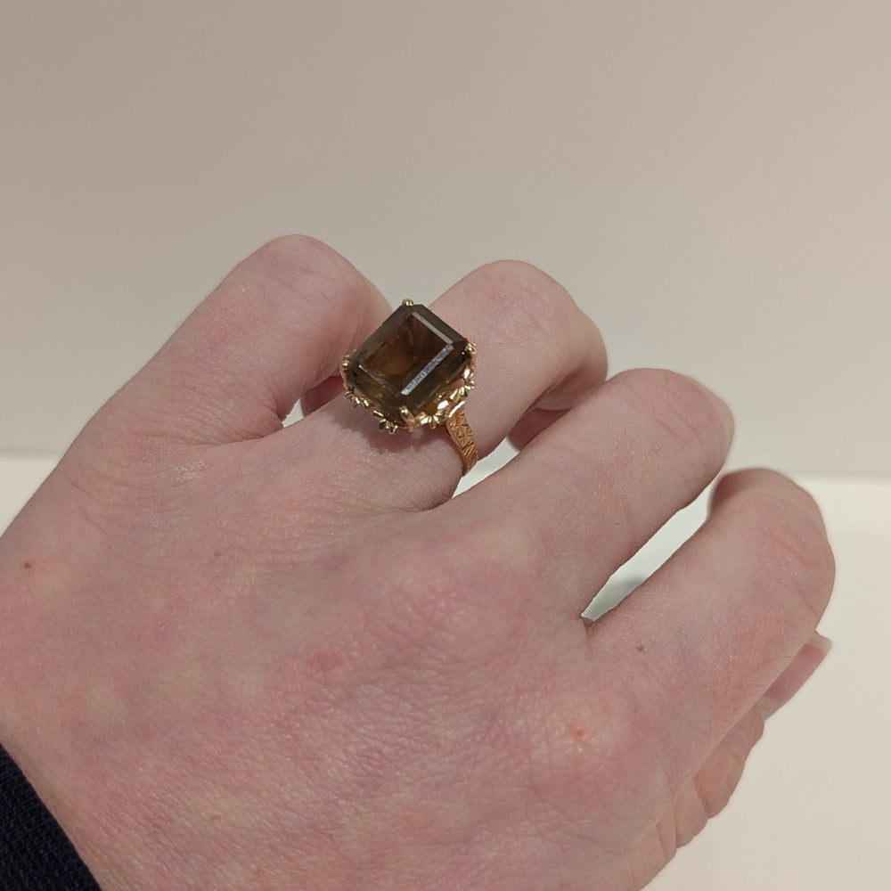 Bague en Or Jaune 18K - Taille 50