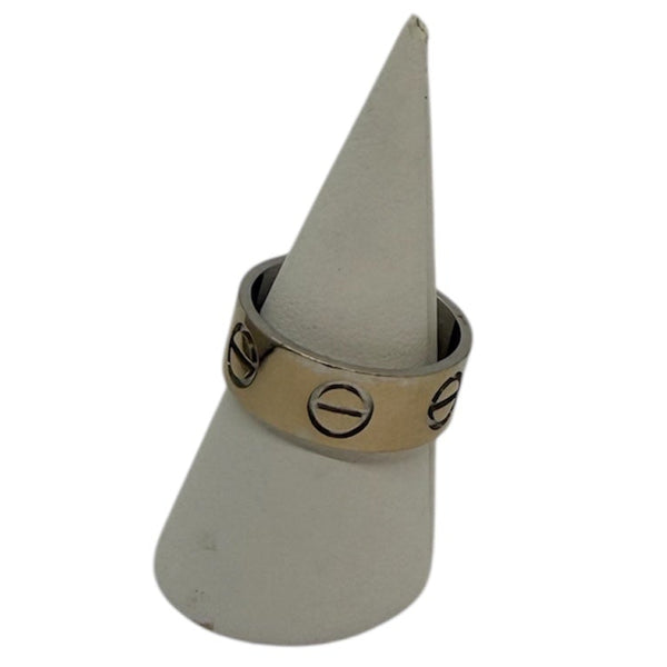 Bague Jonc Cartier Love en Or Blanc 18K Taille 60