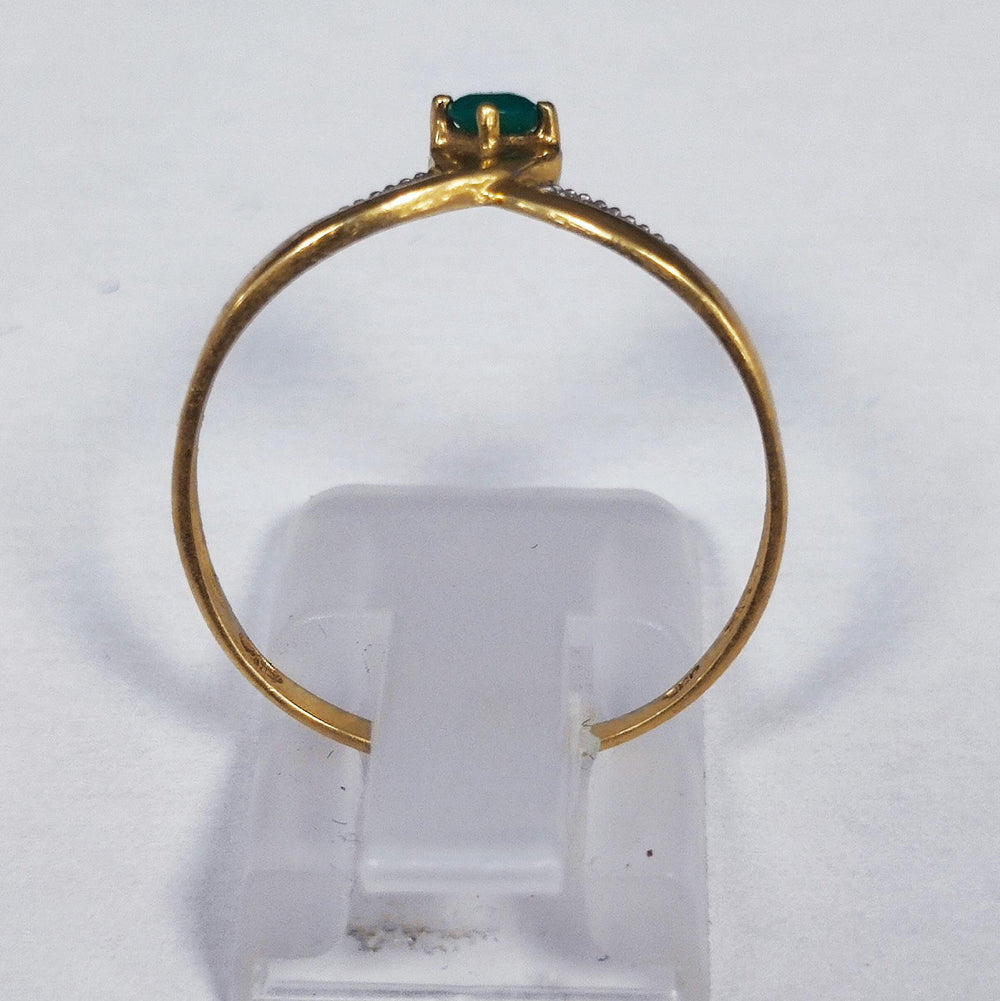 Bague en Or Jaune 18K - Taille 52