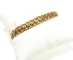 Bracelet maille russe en or 18k 11.58 Grs